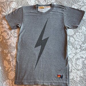 Aviator Nation Lightning Bolt Tee ~ Size Extra Small